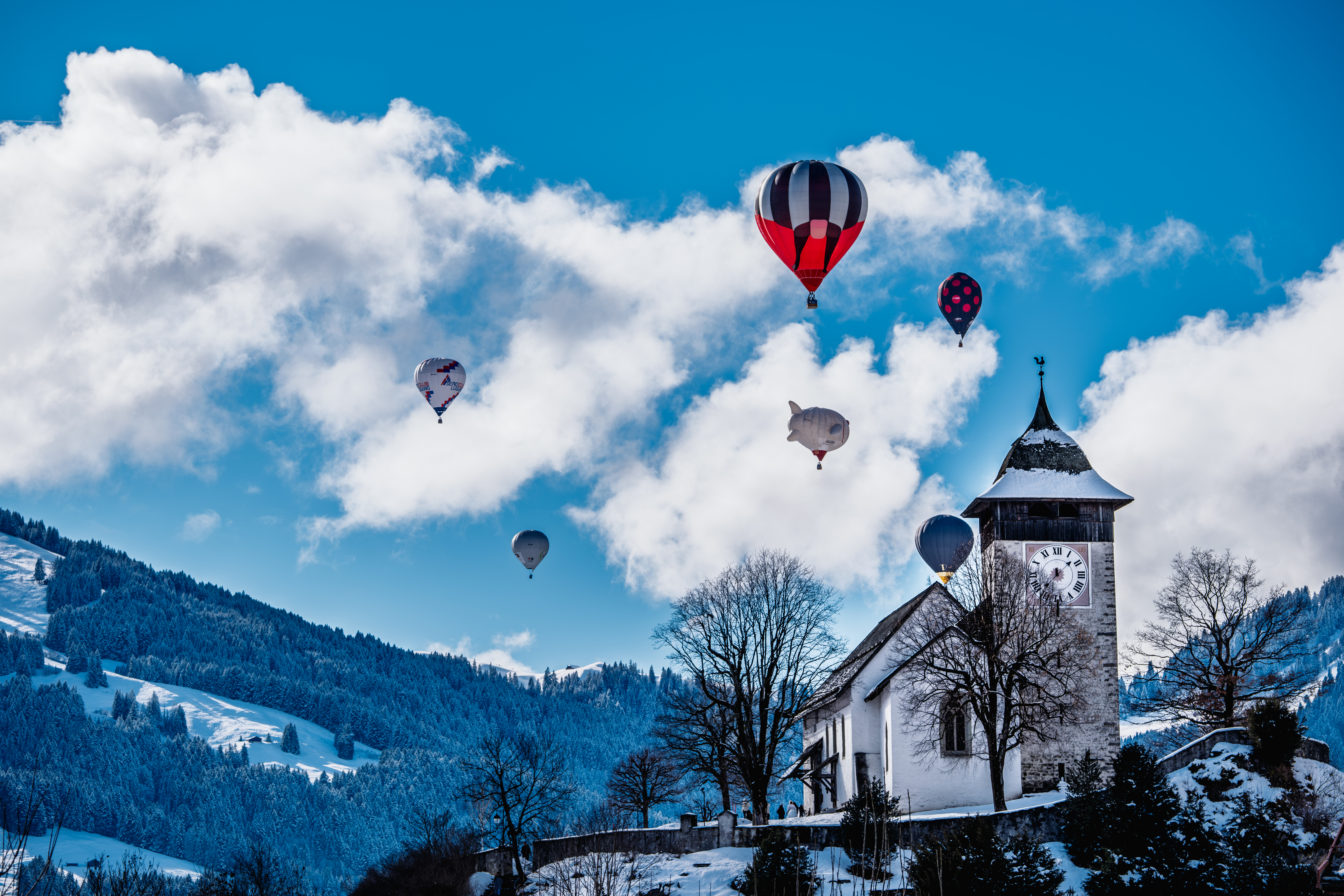 International Balloon Festival in Château-d'Œx